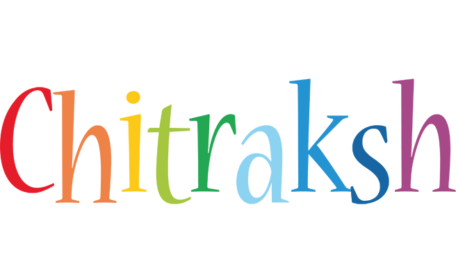 Chitraksh birthday logo