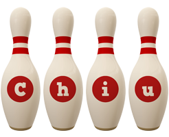 Chiu bowling-pin logo