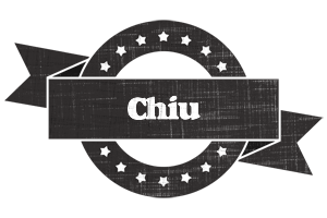 Chiu grunge logo