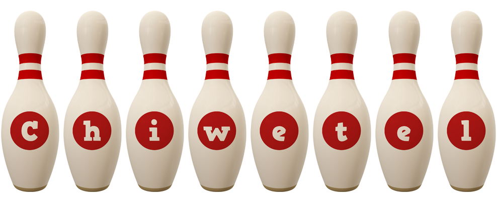 Chiwetel bowling-pin logo