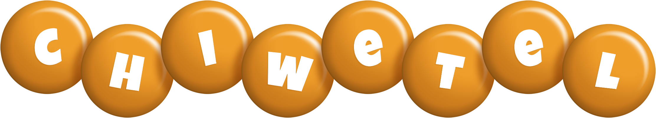 Chiwetel candy-orange logo
