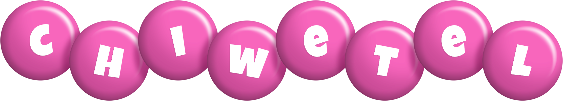 Chiwetel candy-pink logo