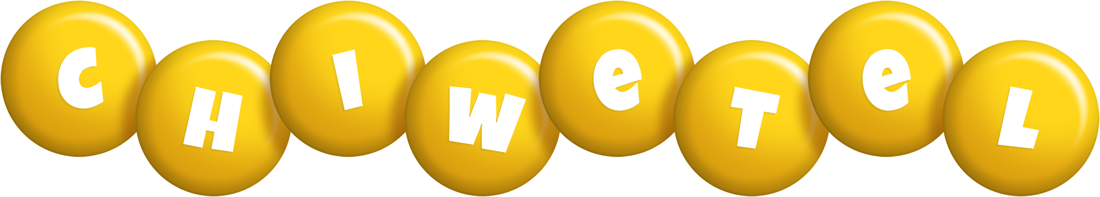 Chiwetel candy-yellow logo