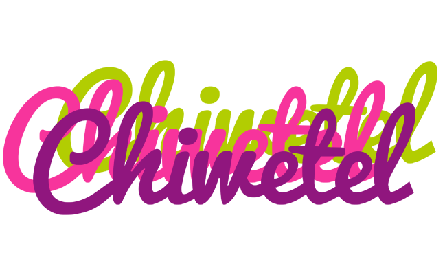 Chiwetel flowers logo