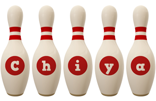 Chiya bowling-pin logo