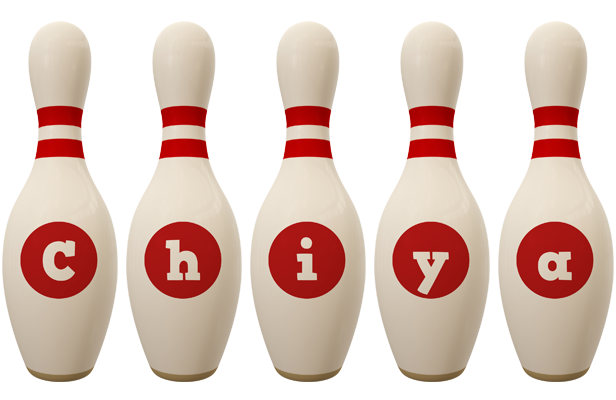 Chiya bowling-pin logo