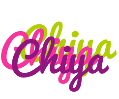 Chiya flowers logo