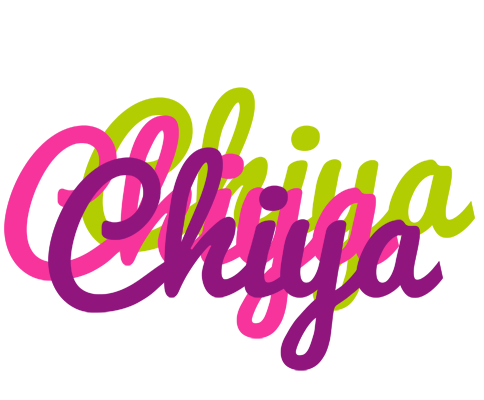Chiya flowers logo