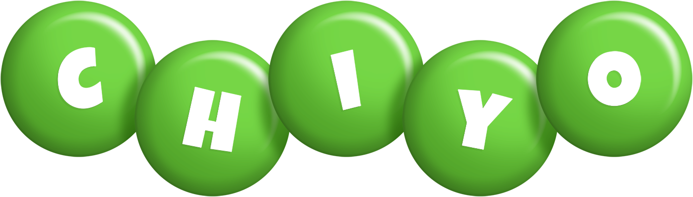 Chiyo candy-green logo