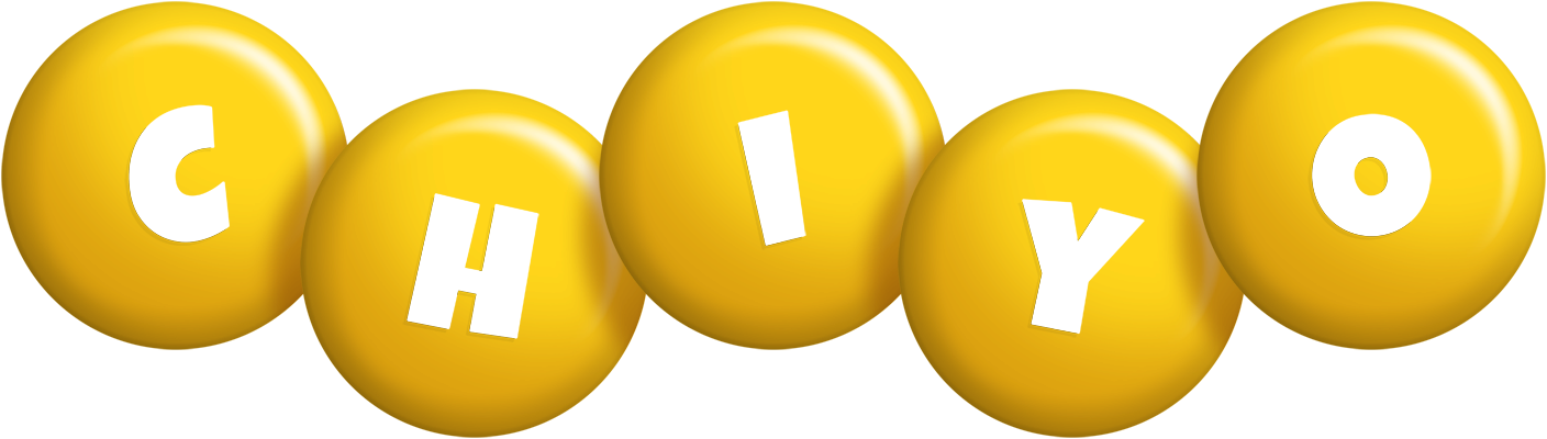 Chiyo candy-yellow logo