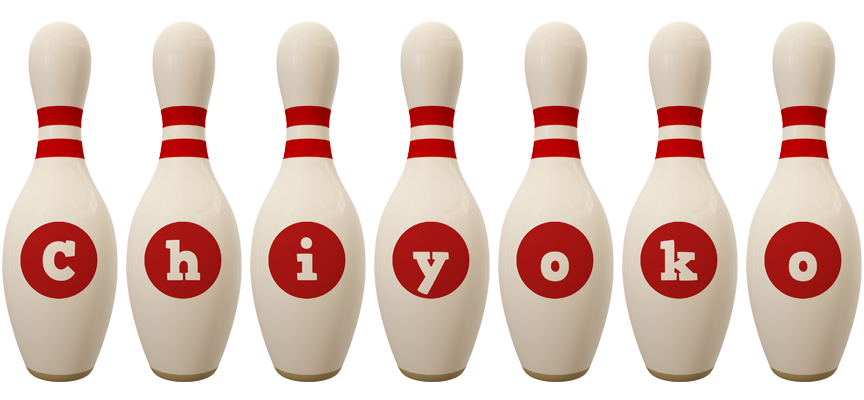 Chiyoko bowling-pin logo