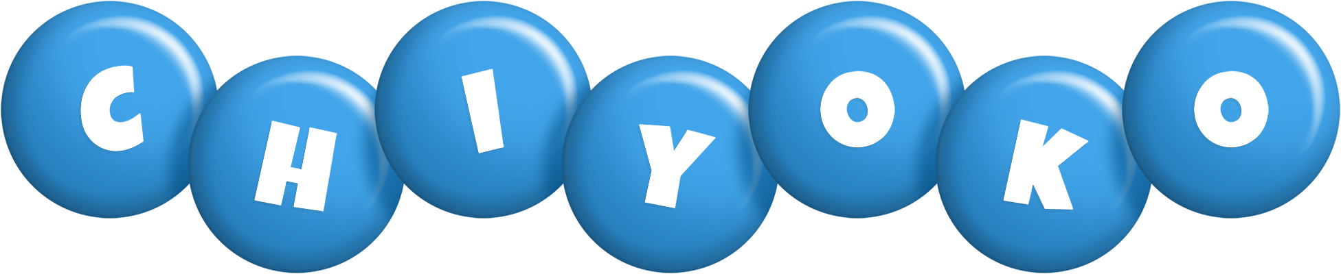 Chiyoko candy-blue logo