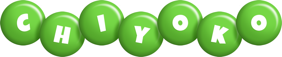 Chiyoko candy-green logo