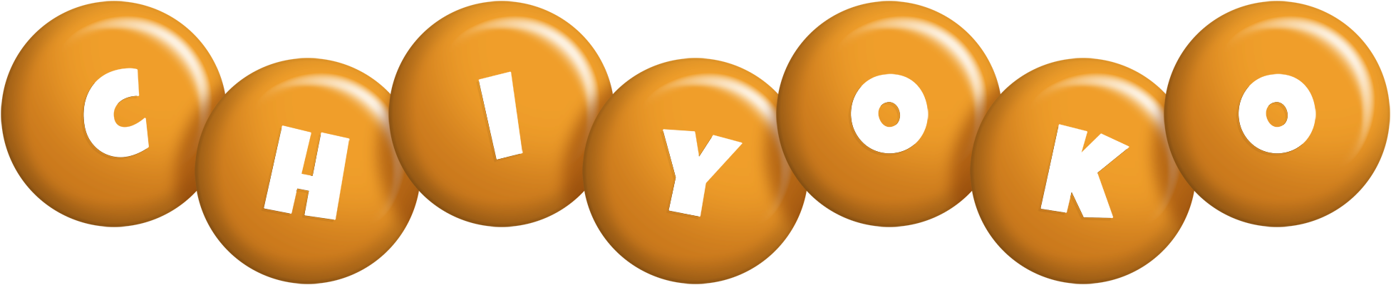 Chiyoko candy-orange logo