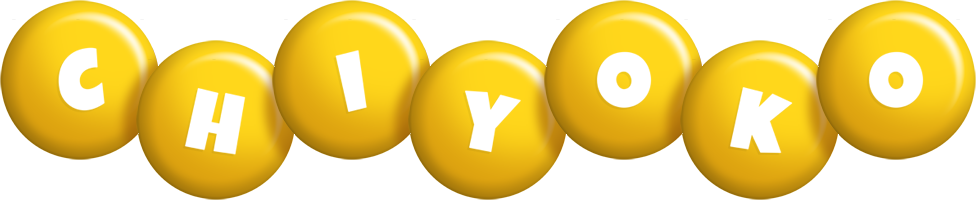 Chiyoko candy-yellow logo