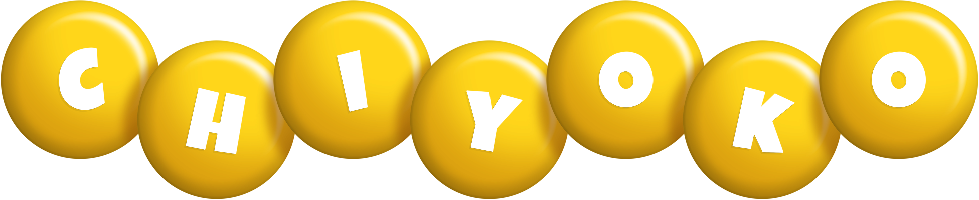 Chiyoko candy-yellow logo
