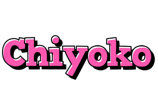 Chiyoko girlish logo