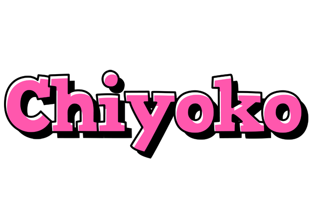 Chiyoko girlish logo