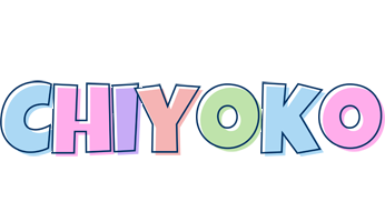 Chiyoko pastel logo