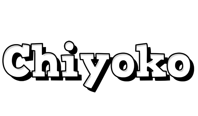 Chiyoko snowing logo