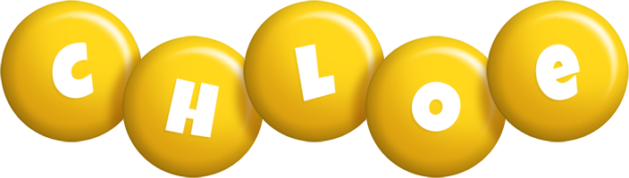 Chloe candy-yellow logo