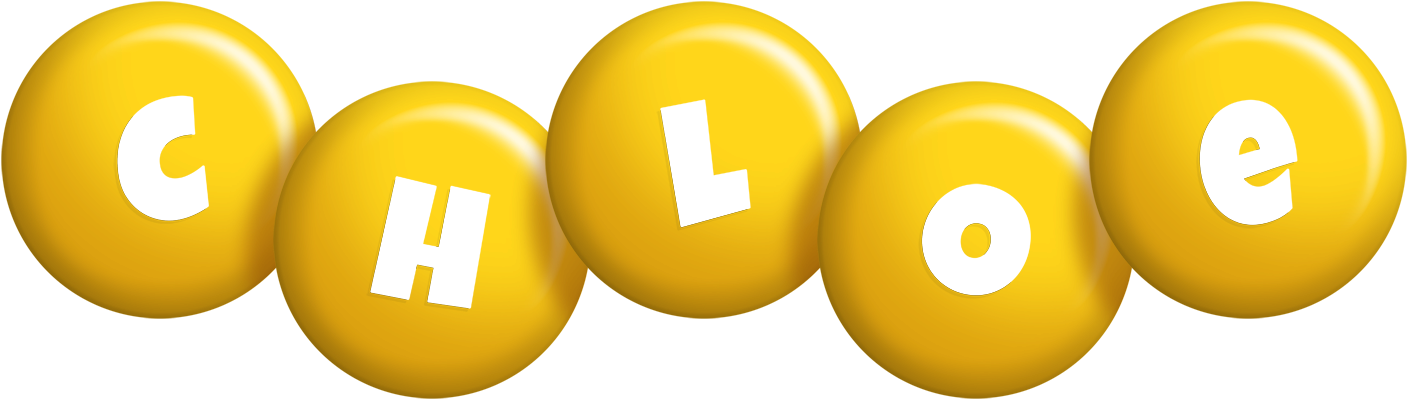Chloe candy-yellow logo
