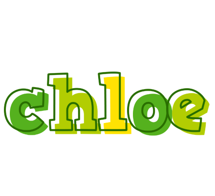 Chloe juice logo