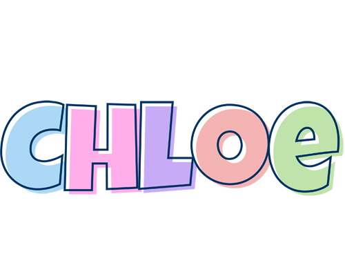 Chloe pastel logo