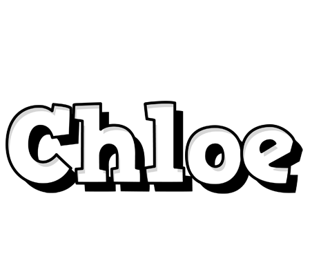 Chloe snowing logo