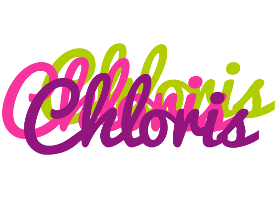 Chloris flowers logo