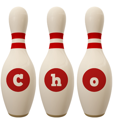 Cho bowling-pin logo