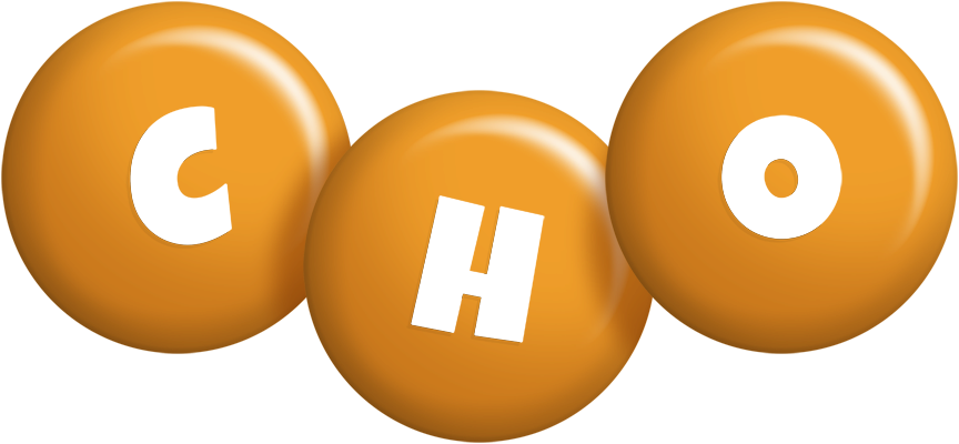 Cho candy-orange logo