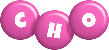 Cho candy-pink logo
