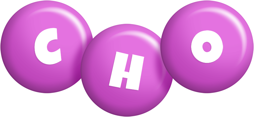 Cho candy-purple logo