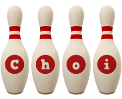 Choi bowling-pin logo