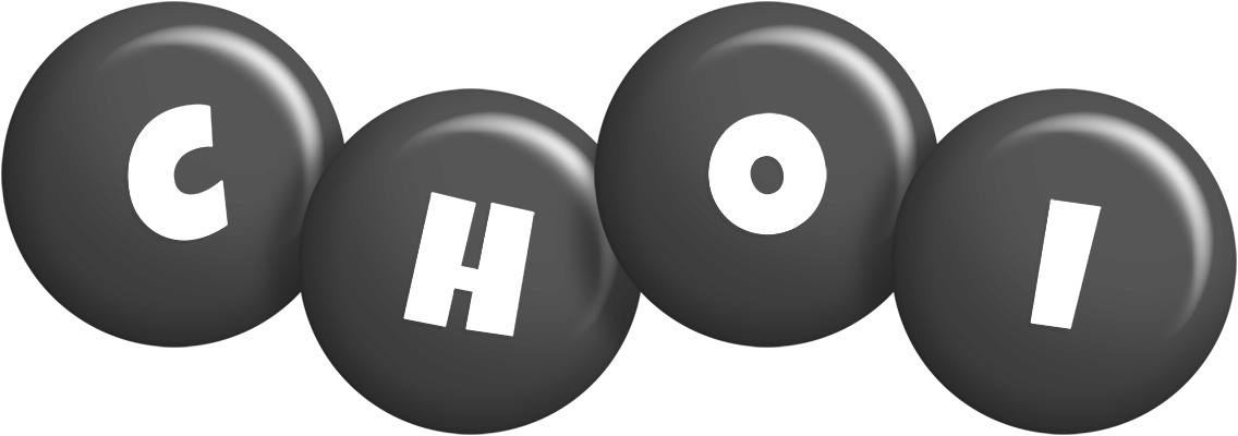 Choi candy-black logo
