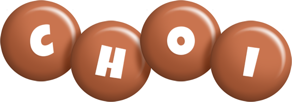 Choi candy-brown logo
