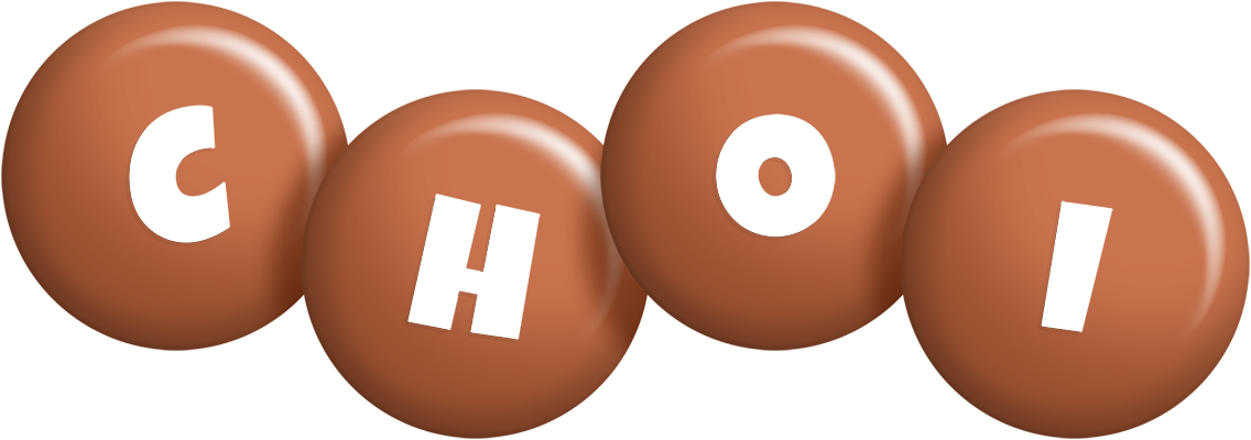 Choi candy-brown logo