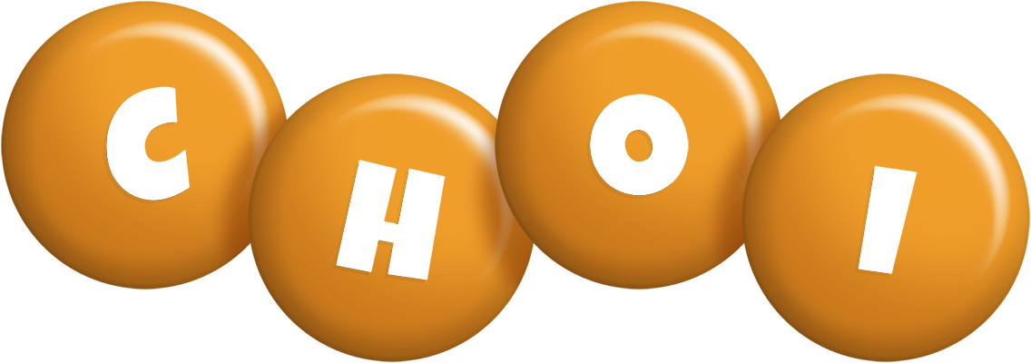 Choi candy-orange logo