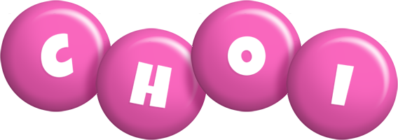 Choi candy-pink logo