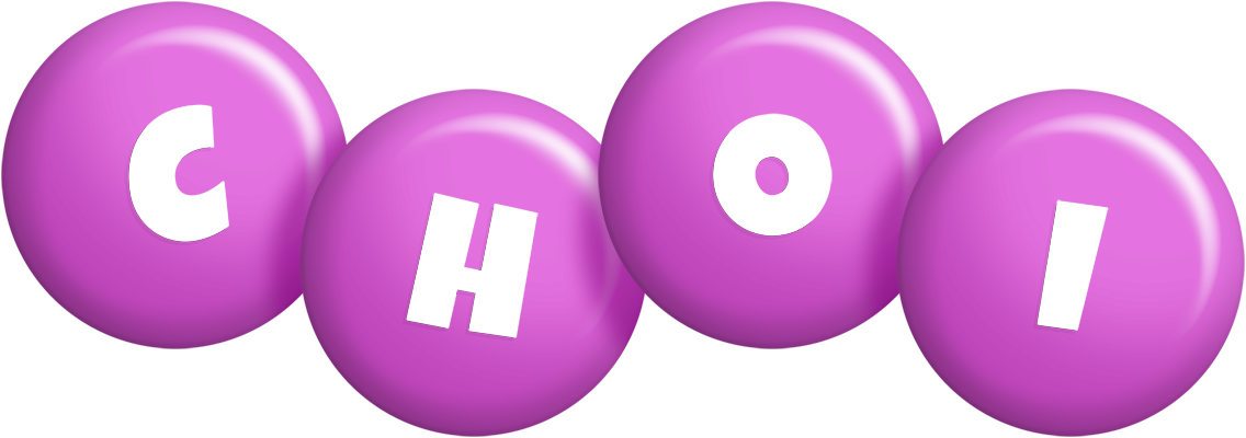 Choi candy-purple logo