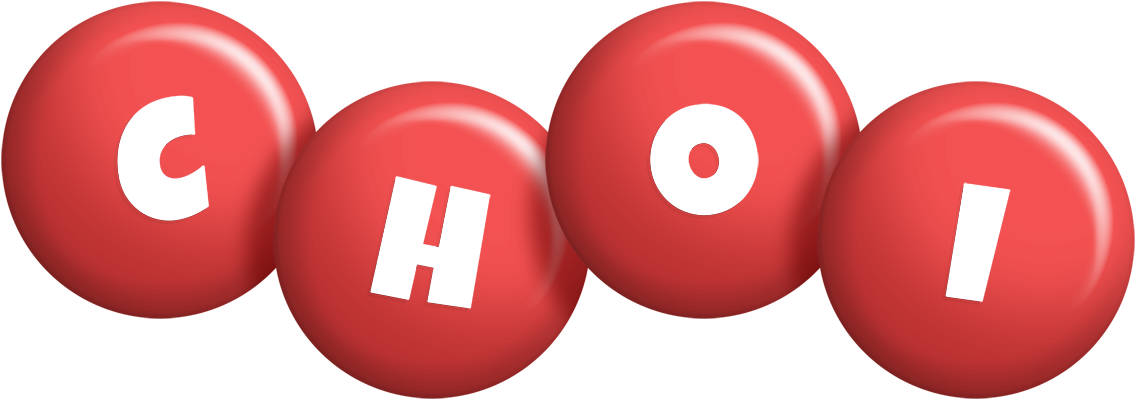 Choi candy-red logo