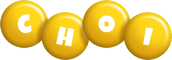 Choi candy-yellow logo