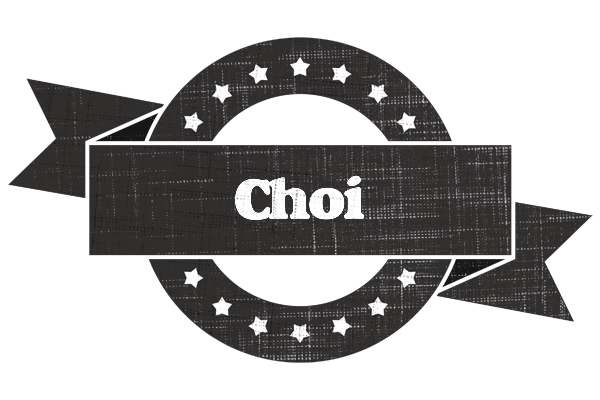 Choi grunge logo