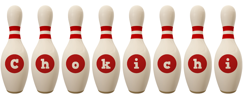 Chokichi bowling-pin logo