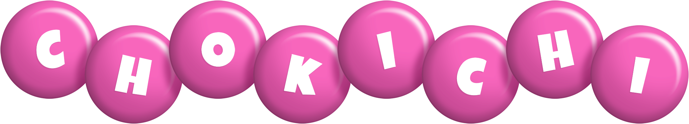 Chokichi candy-pink logo