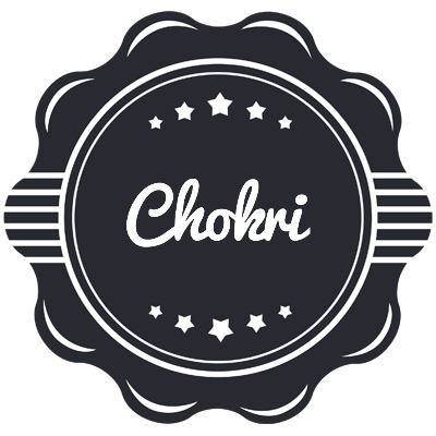 Chokri badge logo