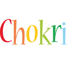 Chokri birthday logo