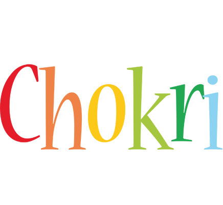 Chokri birthday logo
