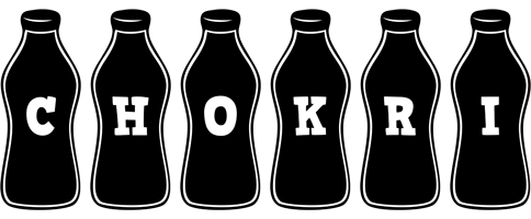 Chokri bottle logo